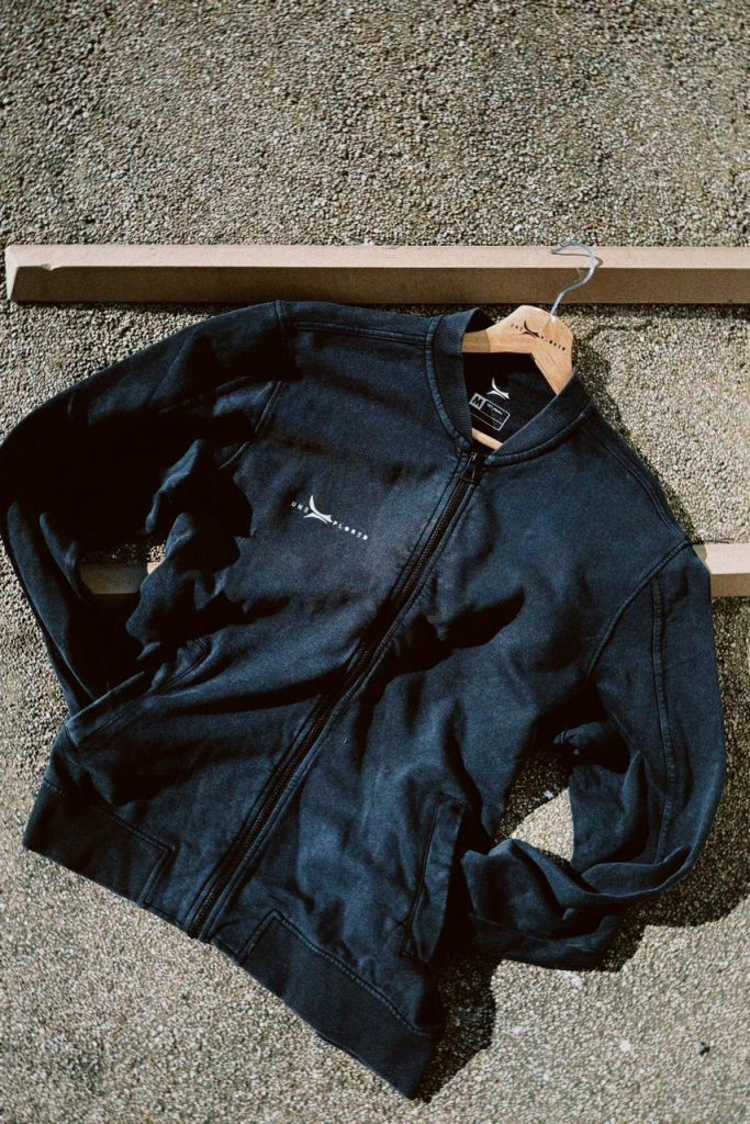Poleron Unisex Estilo Bomber - Piedra Volcanica